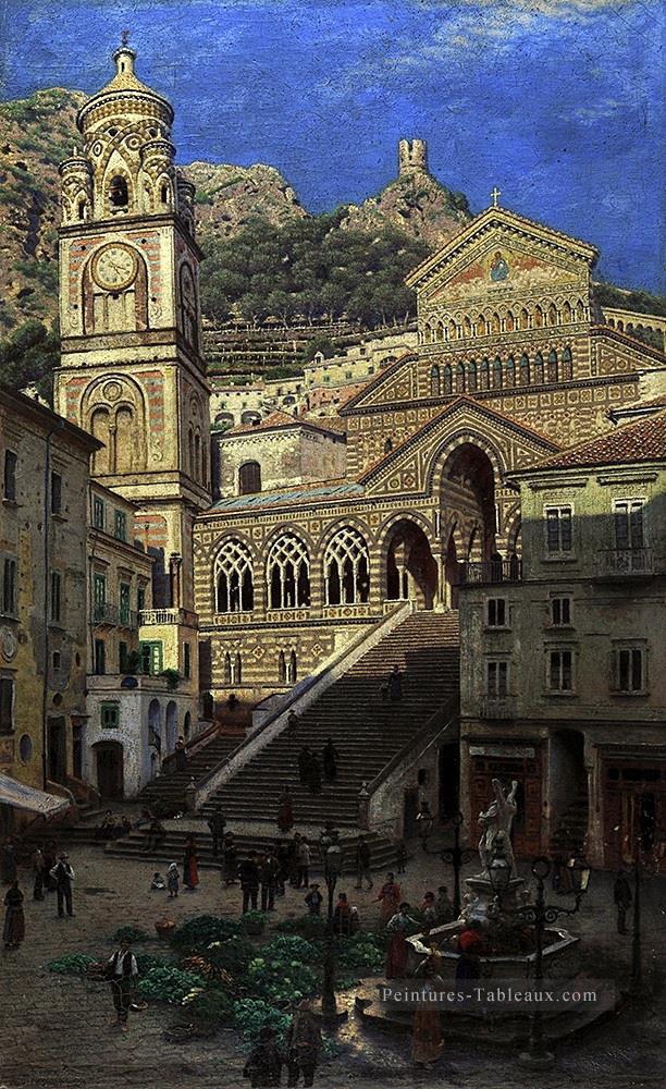 Amalfi Cathedral Katedra w Amalfi Aleksander Gierymski réalisme impressionnisme Peintures à l'huile